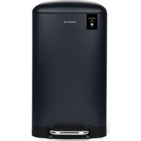 Les Collectors Cubo de Basura con Pedal, Metal, Bleu Foncé, 40 L