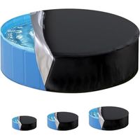 Housse de piscine extérieure 5,25 FT, pliable et portable pour chien, avec cordon ajustable, anti-UV, imperméable et anti-poussière, pour piscine à chien, baignoire gonflable enfant, 160x20 cm