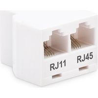 RJ11-Buchse/RJ11-Buchse + RJ45-Buchse METRONIC