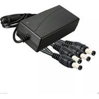 Alimentatore Stabilizzato Trasformatore 12v 10 A 4 Uscite Telecamere Dvr Strisce