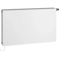 Kermi x-flair Plan Radiatore compatto per pompa di calore, Tipo 22, 605 mm x 1205 mm (AxL), bianco, PK02L0601201N1K
