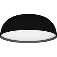 EGLO connect.z Smart Home LED Deckenleuchte Tollos-Z, ZigBee, App und Sprachsteuerung Alexa, Lichtfarbe einstellbar (warmweiß-kaltweiß), RGB, dimmbare Metall Deckenlampe in Schwarz, Ø 40 cm