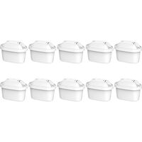 Cartouche filtrante compatible Brita Maxtra+ et Maxtra Pro – Réduction du chlore et des impuretés – Charbon actif et résine échangeuse d'ions – Pack de 10 - All-in-1