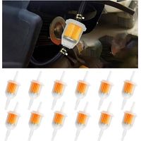 12 Pièces Filtre à Carburant Motos, Filtre a Essence Pour Moteur En Ligne, Filtre à Essence Universel Pour Moto Avec Aimants, Pour Moto, Scooter, Moto, Générateur, Tondeuse à Gazon, Voiture