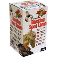 Lampada zoo med repti basking spot 60W doppio riflettore brevettato