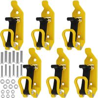 6 pcs Support de Pelle pour Galerie de Toit, Accessoires de Montage pour Barre de Toit, Kit de Montage pour Galerie de Toit pour Porte-Bagages de Camion Voiture Bateau Outils