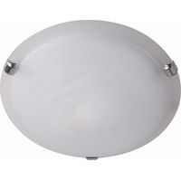 Plafonnier rond WRAP 30 blanc verre métal E27 Candellux