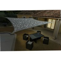 Sonnenschutzdach Solar 300 Led 4x5m Creme WERKA PRO