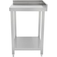 Unidad Modular de Esquina en Acero Inoxidable – Diseño Compacto con Almacenamiento de 2 Niveles, Pies Ajustables y Conectividad Modular – Ideal para Bares y Estaciones de Coctelería