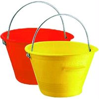 Secchio Per Muratore Mek-Edil Plastica Rossa Dia.Cm.36 Conf. 10 Pz