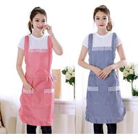 Tablier de cuisine sans manches, double poche, imperméable et résistant aux huiles, nettoyage domestique, homme/femme