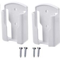 Lot de 2 supports muraux pour télécommande pour TV et système de climatisation