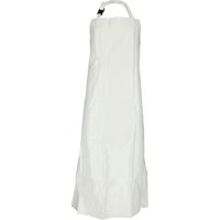 KERBL TABLIER DE LAVAGE, AGRICULTURE, MAISON DE COUR, IMPERMÉABLE, BLANC, 125 X 100 CM 15150