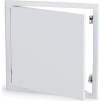 Index – Trappe de visite 300 x 300 mm pour plaques de plâtre – Laquée blanche (RAL 9016) – Zinguée – Ouverture par système de clip
