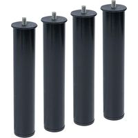Juego 4 patas canape somier fijas 25cm atornillar 50mm