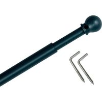 Tringle boule extensible ø8 mm 30-50 cm Coloris - Graphite