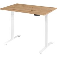 bümö Schreibtisch elektrisch Lite Rechteck: 120 x 80 cm Asteiche
