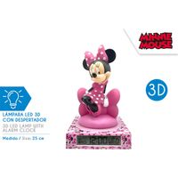 Réveil 3D - Disney Minnie Mouse - Rose