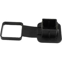 Attelage de remorque pour voiture, insert de tube d'attelage, couvercle de tube d'attelage, crochets de fixation, capuchon de tube d'attelage pour remorque.-168cm-Black