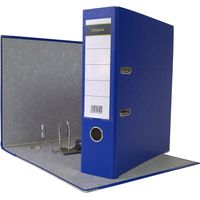 9 x Ordner A4 8 cm PP Kunststoff Blau Aktenordner Briefordner Breit 80 mm