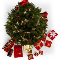Artificial christmas tree 8ft 1057 tips flame resistant