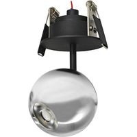 Faretto LED da incasso Bora Recessed 8,5W 36º 3000K Argento - Faretto sferico orientabile ad alta efficienza - Beneito & Faure
