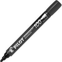 Pilot SCA-100 Permanentmarker – Perfektes Schwarz für den professionellen Einsatz P12 – Erzeugen Sie unauslöschliche Linien und gestochen scharfe Details mit höchster Präzision