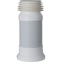 Tuyau de raccordement, flexible, pour WC, avec raccord universel DN 98 à DN 105