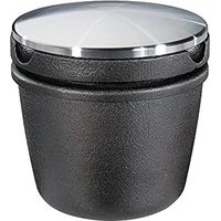 Mortaio per spezie in ghisa Zassenhaus con coperchio in acciaio, diametro 8 x 8 cm