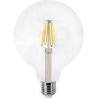 Lampadina LED a filamento globo E27 G125 (12W 6400K 1200lm) IP20 Ø12x15,5cm trasparente