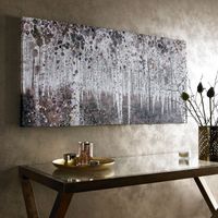 Toile imprimée aquarelle forêt 120 x 60 cm – Toile tendue sur MDF – Décoration murale moderne – Art for the Home – Graham & Brown