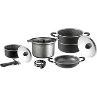 Juego de cocina brunner aluminio 7 piezas 22 centímetros