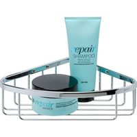 Geesa Basket Panier de douche d'angle 27,5 cm Chrome
