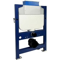 Signature Low Height WC Frame and Cistern 790mm H x 500mm W - Blue