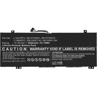 CoreParts Laptop Battery for Lenovo 43.78Wh Li-ion 15.36V 2850mAh , 5B10T09079, 5B10T09081, 5B10W67194, (43.78Wh Li-ion 15.36V 2850mAh Black for Lenovo Notebook, Laptop IdeaPad C340-14API, Ideapad C34