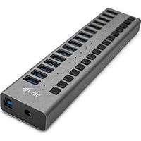 i-tec U3CHARGEHUB16 hub USB 3.0 gris 16 ports