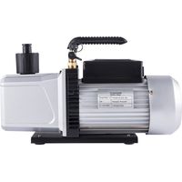 Mophorn Zweistufige Vakuumpumpe von mit einer Durchflussrate von 12 CFM (340 l/min) und einem 1/4-Zoll-Einlassanschluss für effizienten Betrieb.