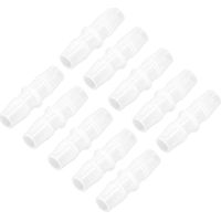 Kit de 10 raccords de tuyau PP, connecteurs de tube, joints droits à diamètre égal, 11,1‑11,1