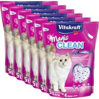 Vitakraft Katzenstreu Magic Clean Lavendel - 6x 5 Liter