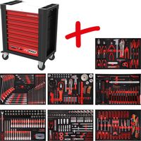 Kstools – Servante d'atelier P10 avec 397 outils – 8 tiroirs – Charge max 600 kg – Dimensions 1026x853x517 mm – Construction acier robuste
