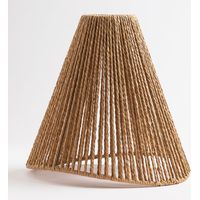 Sklum – Abat-jour en papier tressé Ø30 cm – Structure en fer moderne – Pour intérieur et extérieur – Éclairage décoratif subtil