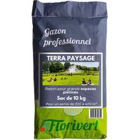 Semences gazon Terra Paysage 10 kg pour un gazon fin et dense facile à établir - Florivert 1201635