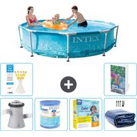 Frame Pool Rund - 305x76 cm - 7-teilig S224