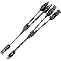 Connecteurs Solaires Mc4 Type Y Câbles Photovoltaïques 4Mm² 1000V 30A Kit Connecteurs Parallèles Systèmes Solaires Haute Efficacité