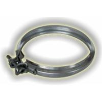 Collier de jonction simple paroi inox - Ø 80