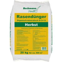 BECKMANN PROFI Rasendünger Herbst 6+3+13 20 kg Herbstrasendünger