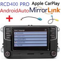 Autoradio CHIGOODS RCD400 Pro avec Android Auto, CarPlay et MirrorLink pour VW Golf et Passat B6 MK5