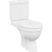 Toilette avec réservoir Blanc