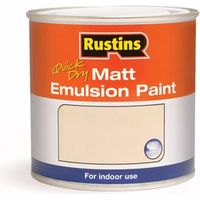 Rustins Quick Dry Matt Emulsion Paint - Grey - 250ml