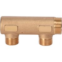 COLLECTEUR SIMPLE SANS PRISE PURGEUR 3/4"- PORTEE PLATE - SERIE C 4 SORTIES